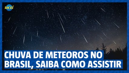Chuva de meteoros visível no Brasil nesta quarta (13) e quinta (14), saiba como assistir