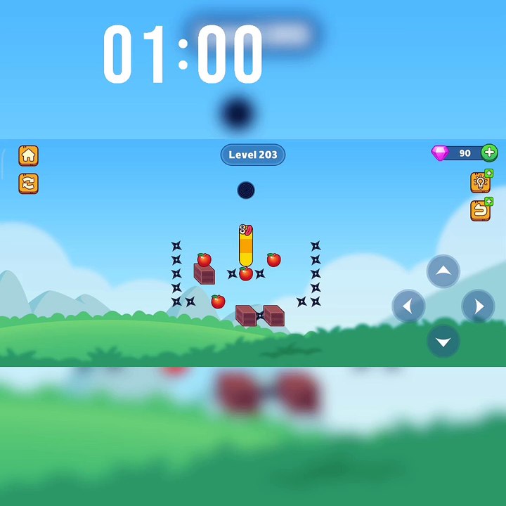 Hungry Worm Game Play