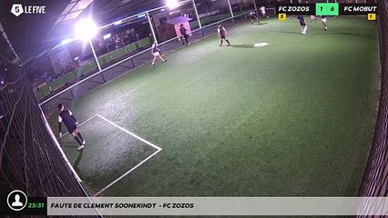 Faute de Clement Soonekindt  - FC ZOZOS