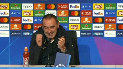 Atletico Madrid- Lazio, Conferenza Sarri