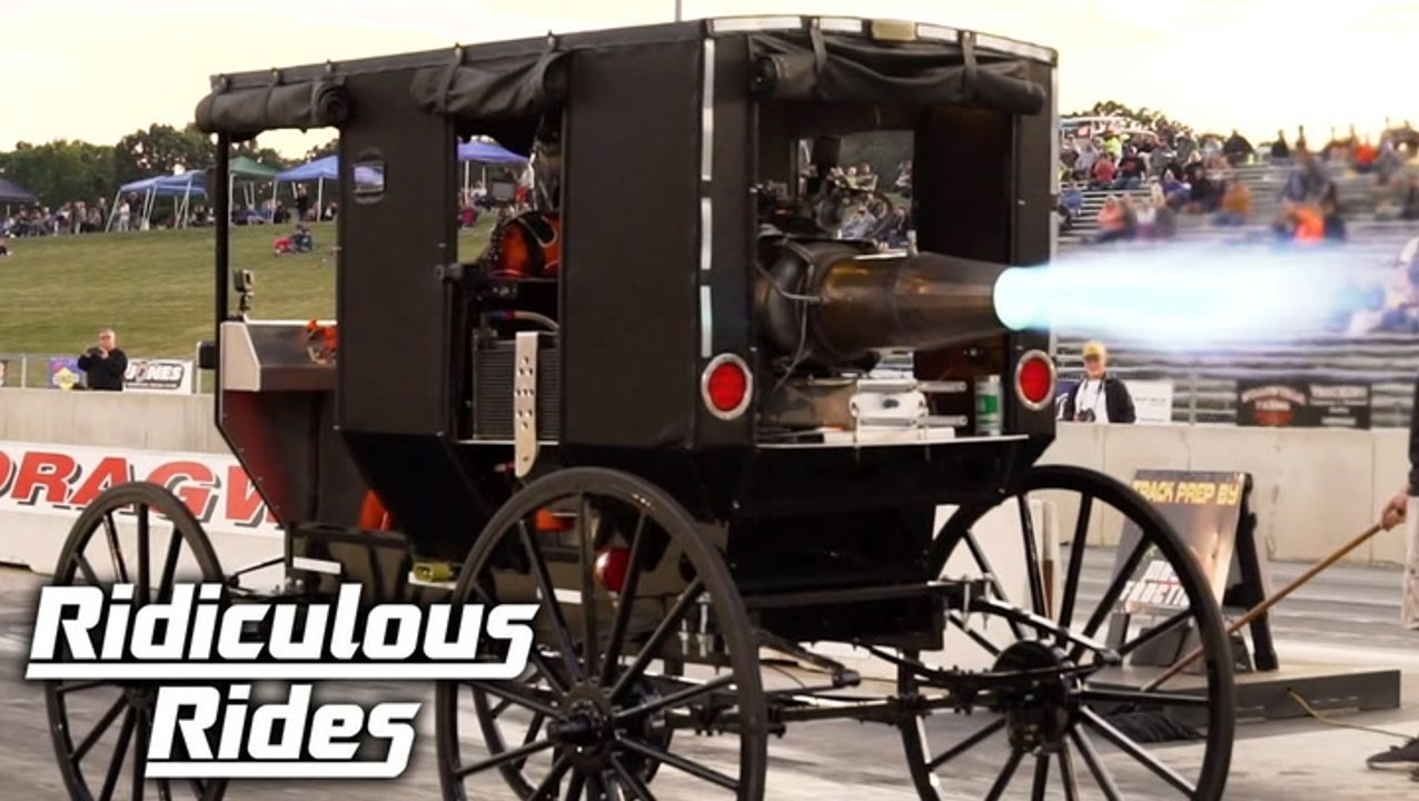 World’s First Jet-Powered Amish Buggy | RIDICUL...