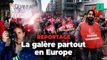 À Bruxelles, les syndicats européens marchent contre l'austérité et l'inflation