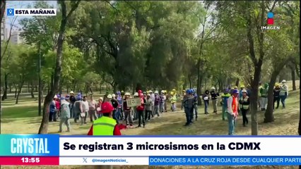 Tres microsismos sacudieron la CDMX esta mañana
