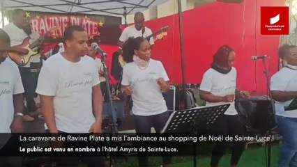 La caravane de Ravine Plate a mis l'ambiance au shopping de Noël de Sainte-Luce !