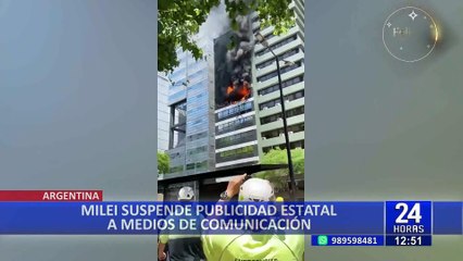 Argentina: reportan incendio en oficinas del Poder Judicial