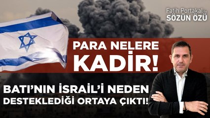 BATI’NIN İSRAİL’İ NEDEN DESTEKLEDİĞİ ORTAYA ÇIKTI! PARA NELERE KADİR! GAZZE’DE 4 GÜNLÜK ATEŞKES!
