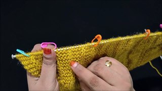 scarf knitting for beginners (part 2) woolen scarf making | ladies scarf | scarf banane ka tarika