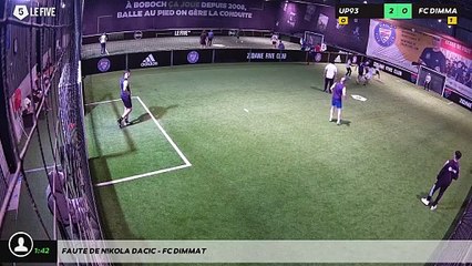 Faute de Nikola DACIC - FC Dimmat