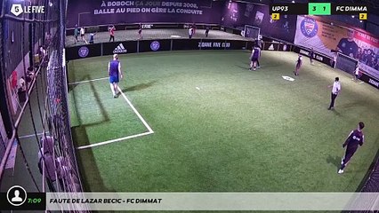 Faute de Lazar BECIC - FC Dimmat