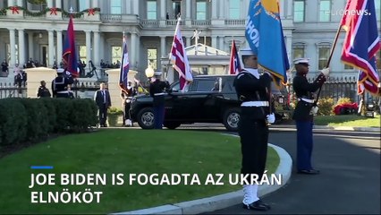 Joe Biden is fogadta az ukrán elnököt