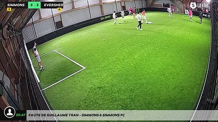 Faute de Guillaume Tran - SIMMONS & SIMMONS FC