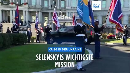Werben um neue Ukraine-Hilfen: Selenskyj auf schwieriger Mission in den USA
