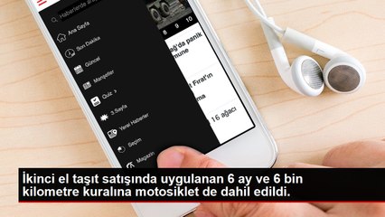 İkinci el taşıt satışında uygulanan 6 ay ve 6 bin kilometre kuralına motosiklet de dahil edildi.