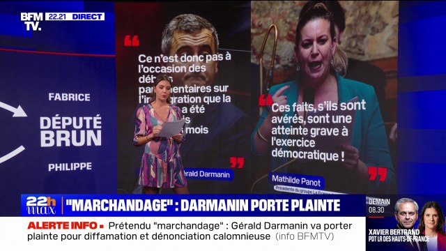 Accusations de marchandage sur le projet de loi immigration: Gérald Darmanin va porter plainte pour dénonciation calomnieuse