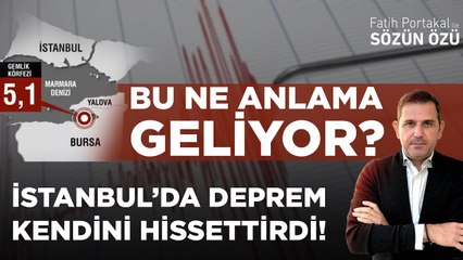 İSTANBUL’DA DEPREM KENDİNİ HİSSETTİRDİ! BU NE ANLAMA GELİYOR?