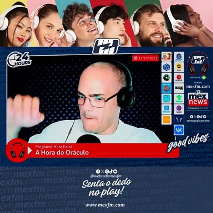 Quadro: "A Hora do Oráculo" (12/Dez/2023) #ProgramaHoraExtra #Humor #Radio #mexfm #webradiomexfm #AHoraDoOraculo