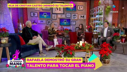 ¡Hija de Cristian Castro HEREDÓ su TALENTO! Así fue captada en un famoso restaurante