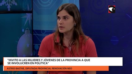 Invito a las mujeres y jóvenes de la provincia a que se involucren en política