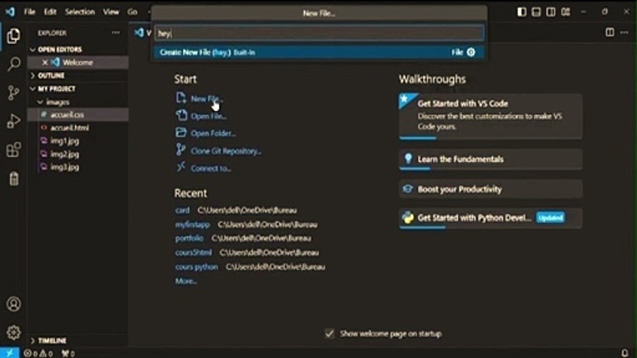 site web html css js