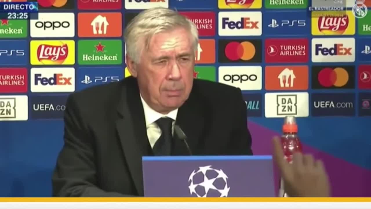 Rueda de prensa de Ancelotti tras la victoria del Madrid ante el Union Berlin