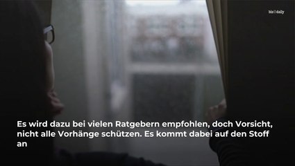 Im Winter: Schützen Vorhänge vor Kälte?