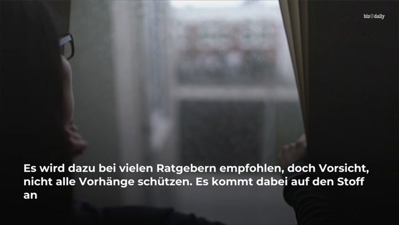 Im Winter: Schützen Vorhänge vor Kälte?