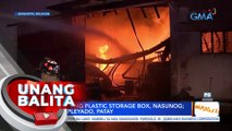 Pagawaan ng plastic storage box, nasunog; 1 empleyado, patay | UB