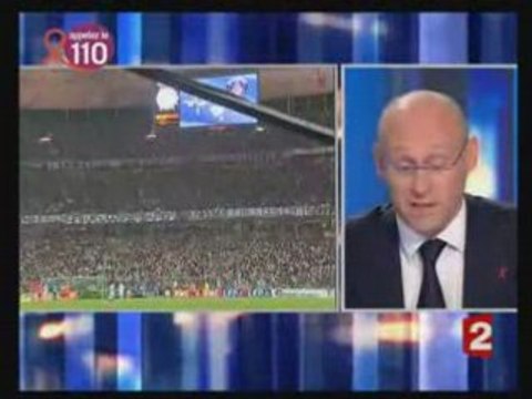 PSG-LENS : l'insulte aux ch'tis Reportage complet Banderole