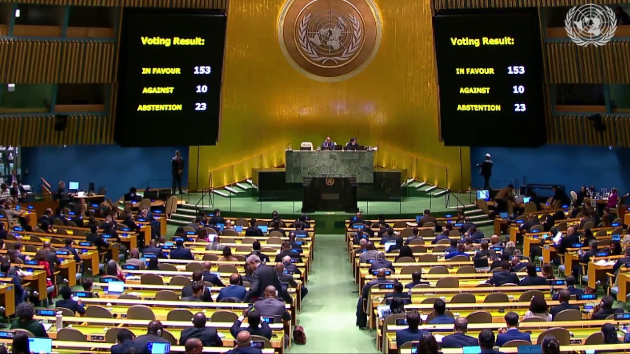 La ONU aprueba una resolución que pide un "alto el fuego inmediato" en Gaza