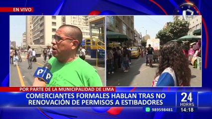 Alcalde de Lima no renueva permiso a más de mil estibadores en Mesa Redonda