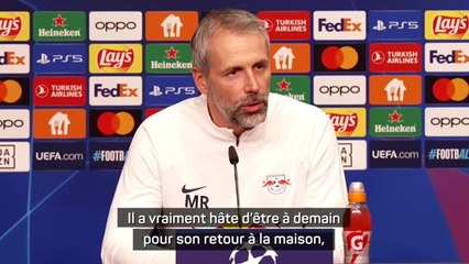 Gr. G - Rose : "Gulácsi a vraiment hâte d'être à demain pour son retour à la maison"