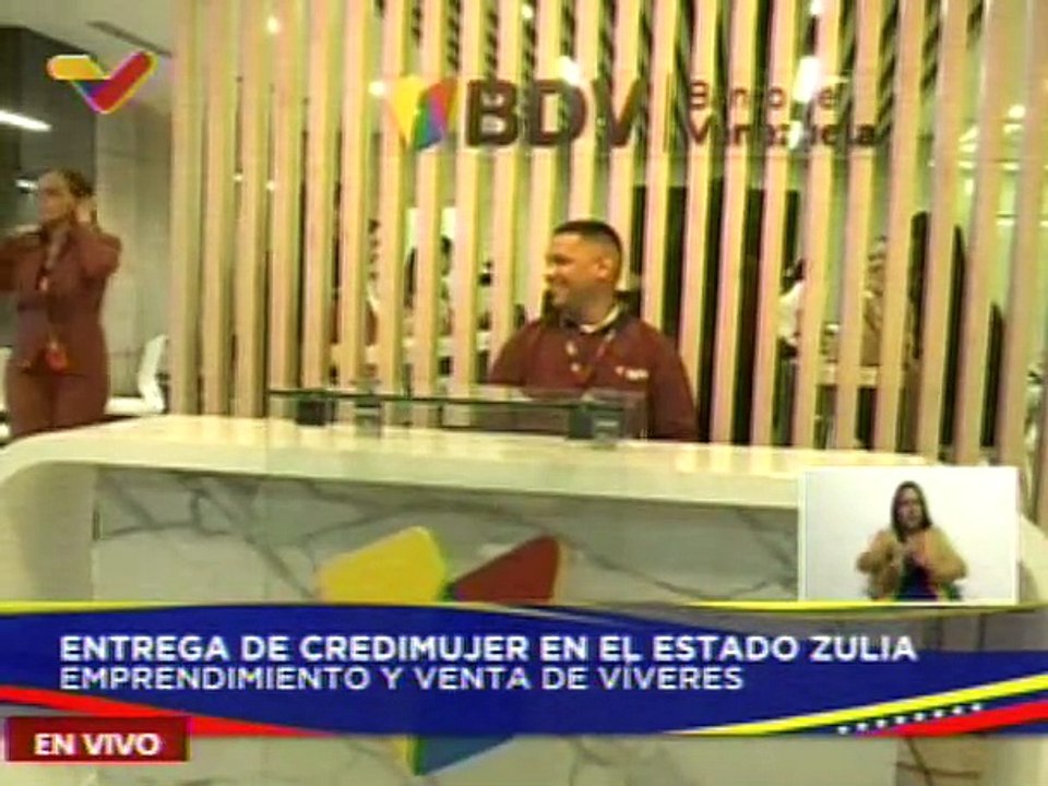 Más de 60 créditos son entregados por el Banco de Venezuela  a mujeres del estado Zulia