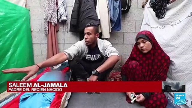 Gaza: padres de un recién nacido hacen lo posible para proteger a su hijo en medio de una guerra