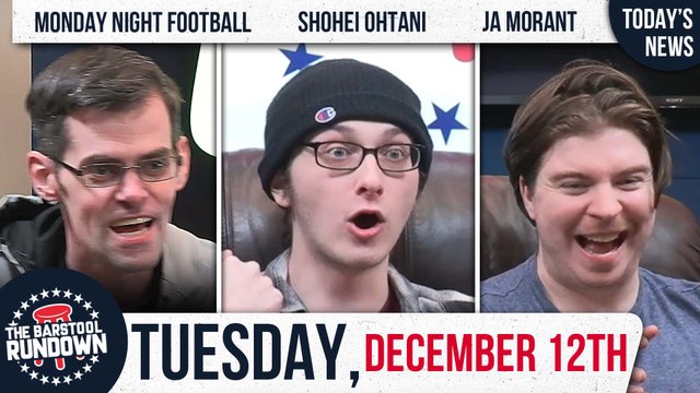 Frank the Tank Lost His Mind - Barstool Rundown - December 12th, 2023