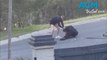 Man overpowers female police officer in disturbing Gold Coast arrest