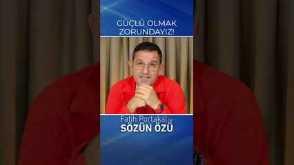 “ÜLKE OLARAK GÜÇLÜ OLMAK ZORUNDAYIZ!” #shorts