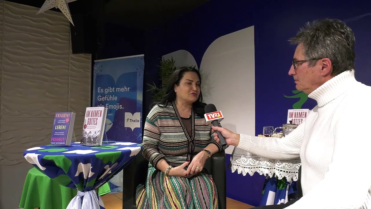 Jasmin Taylor in Wien   'Im Namen Gottes:  Die Unterdrückung der Frauen im Iran'