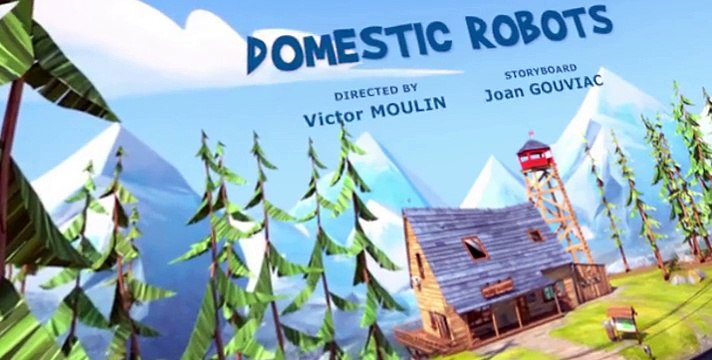 Grizzy and the Lemmings Grizzy ve Lemmings Sezon 1 E006 Domestic Robots