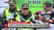 El Alto: Denuncian que delincuentes vestidos de policías retienen a pasajeros de minibuses para robarles