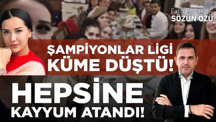 RÖNESANS TABLOSU ŞAMPİYONLAR LİGİ KÜME DÜŞTÜ! HEPSİNE KAYYUM ATANDI!