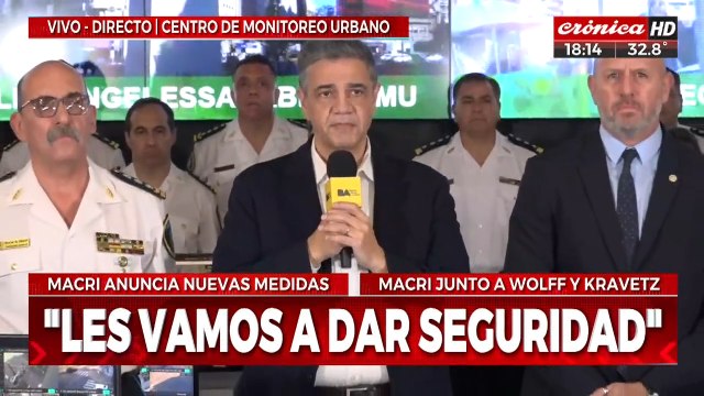 Jorge Macri: Garantizamos la libertad de circulación en la Ciudad de Buenos Aires