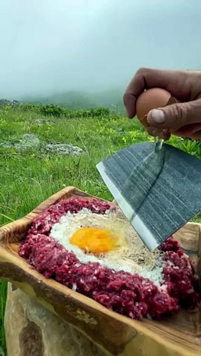 Cooking Out Door Delicious