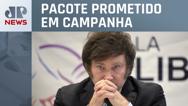 Milei corta subsídios, suspende obras e desvaloriza peso