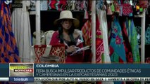 En Colombia comunidades étnicas muestran su arte en la Expoartesanías 2023