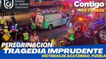 Tres peregrinos fallecidos en la México-Puebla, por la imprudencia de un automovilista alcoholizado