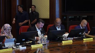 Digital Minister Gobind Singh Deo attends Cabinet meeting