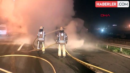 İETT Otobüsünde Yangın Çıktı