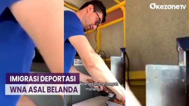 Viral! WNA Asal Belanda Jual Kebab di Palembang, Berujung Ditangkap Petugas Imigrasi