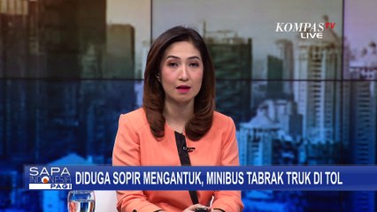 Usaha Penyelamatan Sopir Terjepit Bagian Belakang Truk yang Ditabrak