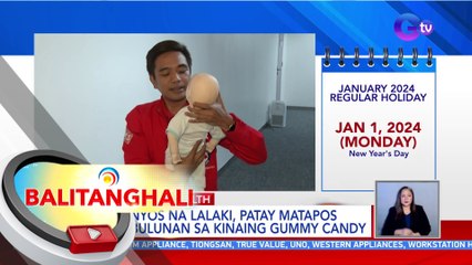 PH Red Cross: Heimlich Maneuver, first aid para sa taong nabubulunan | BT